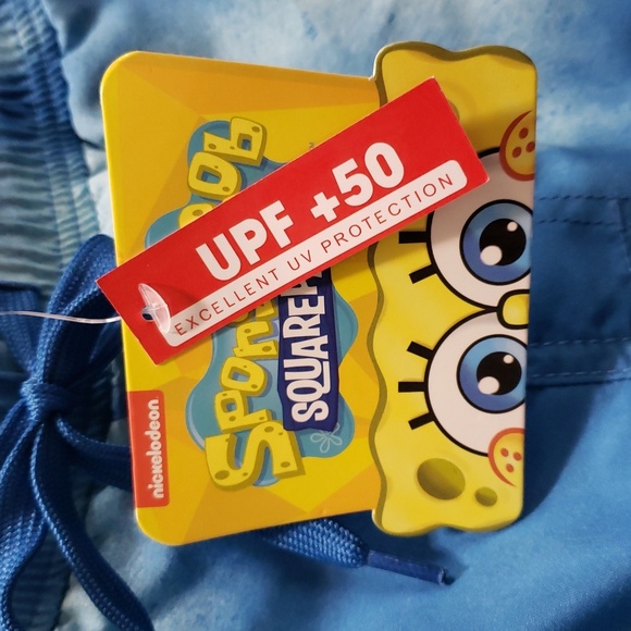 Nickelodeon NWT SpongeBob SquarePants Swim Shorts - Picture 3 of 8
